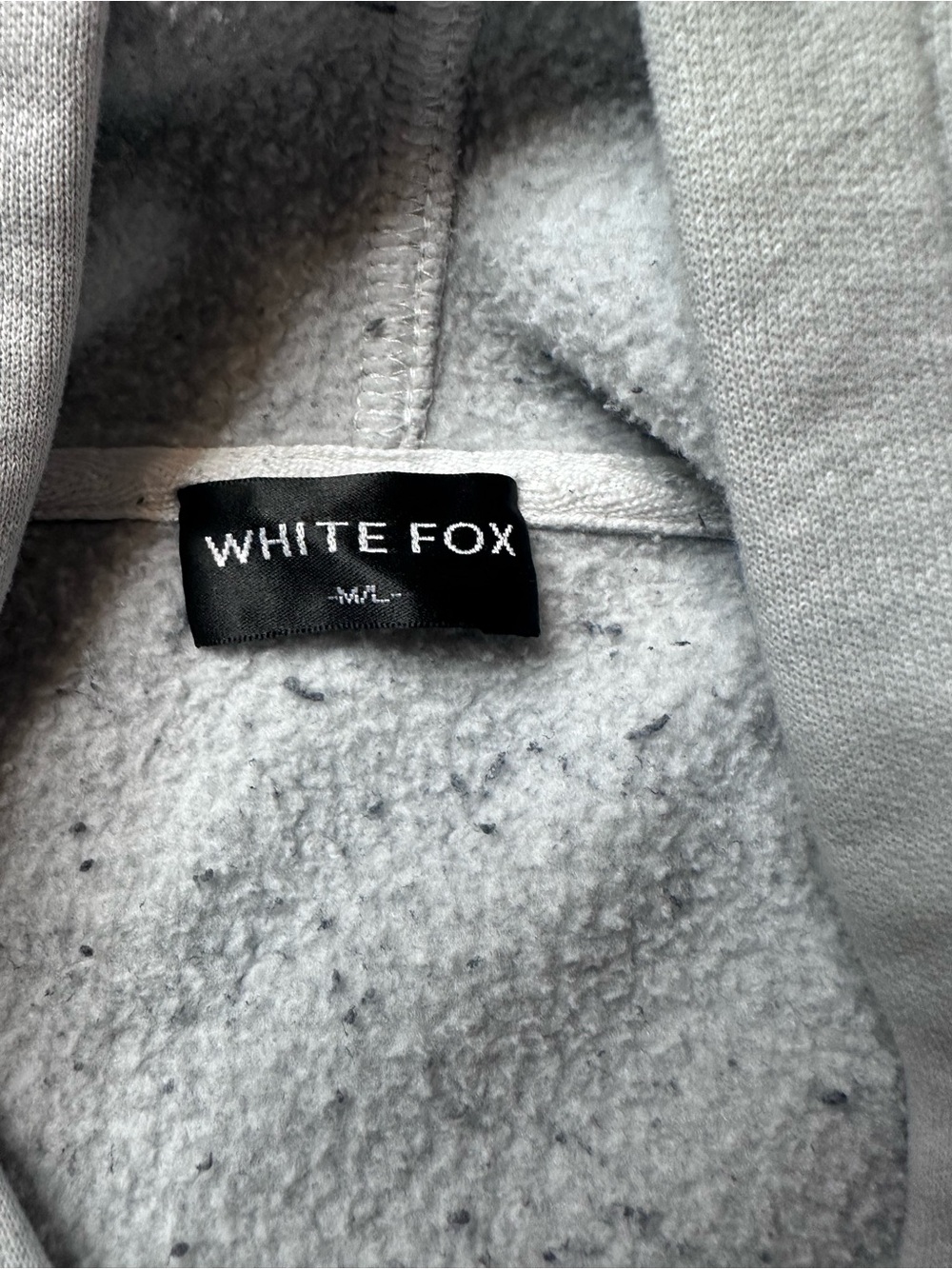 WHITE FOX Vol.3 Light Gray Hoodie - Picture 3 of 4